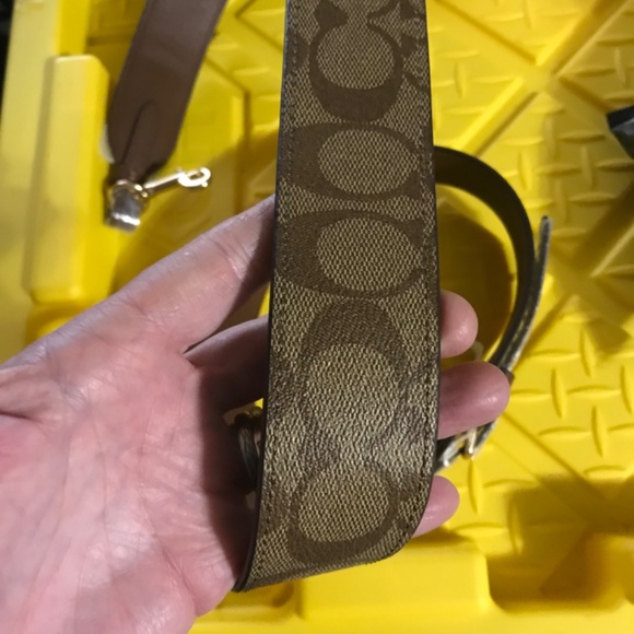 Coach - NWT - Coated Canvas Signature Print Bag Strap - Picture 3 of 10